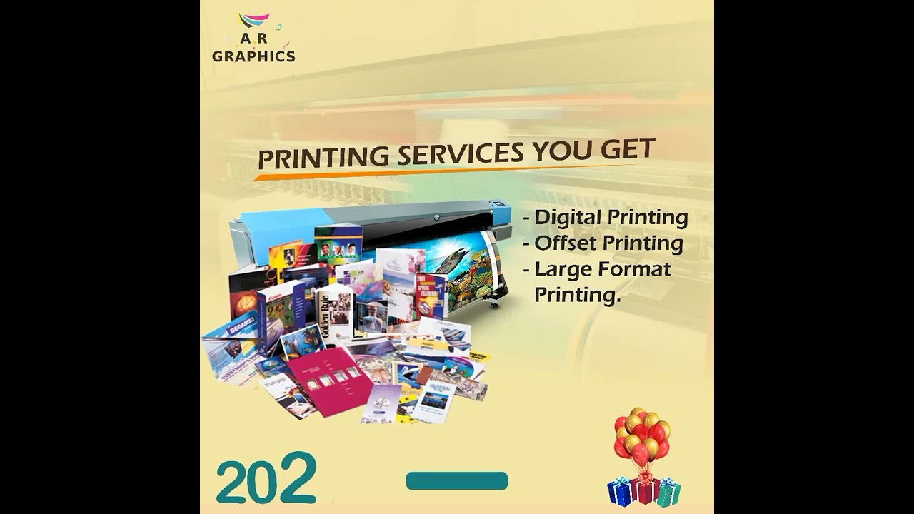 PRINTING SERVICES YOU GET