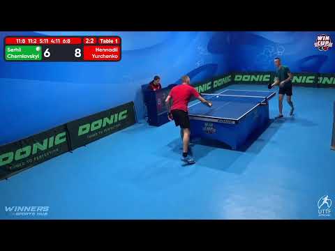 23:30 Serhii Cherniavskyi 2 - 3 Hennadii Yurchenko West 5 WIN CUP 06.11.2022 | TABLE TENNIS WINCUP