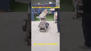 Bone Crusher Machine Processing Cattle Hides | Heavy-Duty Industrial Performance#bones #crusher