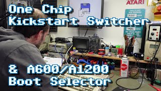 One Chip Amiga Kickstart Switcher & an A600/A1200 Boot Selector