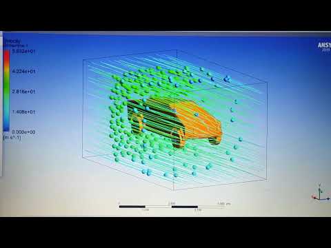 ANSYS CFD FLuent | Tesla Hypercar CFD Analysis| Aerodynamics #tesla #mechanicalengineering