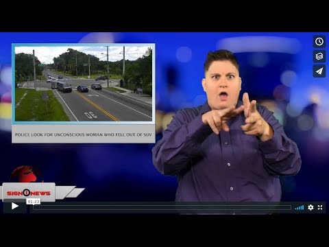 Police look for unconscious woman who fell out of SUV (ASL - 7.3.18)