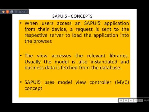 SAPUI5 TUTORIALS 2   ARCHITECTURE OVERVIEW