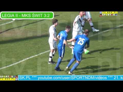 tv.nsk.pl 2017-04-01 KP Legia II Warszawa SSA - MKS Świt Nowy Dwór Maz. 3:2 (1:0) 100% na 3:3