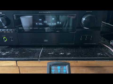 Denon AVR-3806 AL 24 Processing 7.1 Channel HDMI Receiver with Remote; Tested