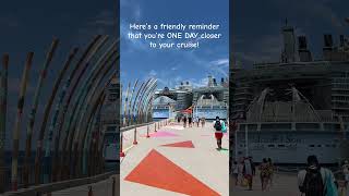 Countdown to Vacation! It’s CRUISE TIME #utopiaoftheseas #cruise #royalcaribbean  #shorts