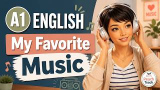How to Talk About Music in English | A1 English Listening Practice