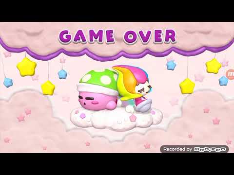 kirby and the rainbow curse game over