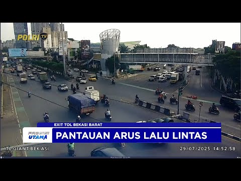 NTMC POLRI - PANTAUAN ARUS LALU LINTAS SORE 28/07/25
