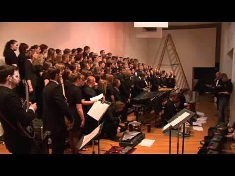 Video  of Dan Bukvich with Navin Chettri and the Jazz Choir I's Musical Performance 'The Village Sings and Drums and Dances, an evening of engaged voices and rhythms.' Dan Bukvich is Professor of Music. Navin Chettri is Bukvich's student.