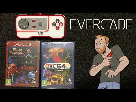 Let's Play Evercade Games - THE C64 COLLECTION 1 and ALWA'S AWAKENING/CATHEDRAL