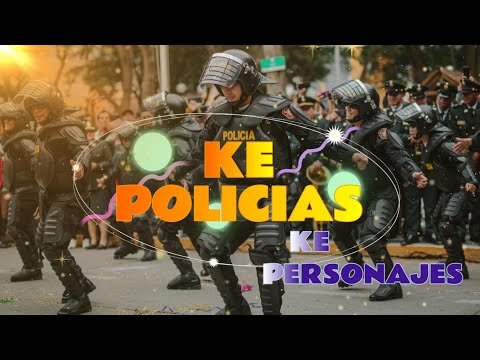 🚔💃 Policías se Unen al Ritmo de Ke Personajes: ¡Oye Mujer! 🎶🌟
