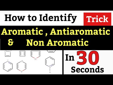 How to Identify Aromatic, Anti Aromatic, and Non Aromatic Compound || Super Trick || Organic