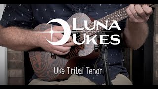 Video thumbnail for Luna Tribal Tenor Ukulele by Luna Guitars