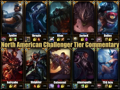 League of Legends North America Challenger Solo Queue Full Gameplay Commentary #4 [Patch 4.21]