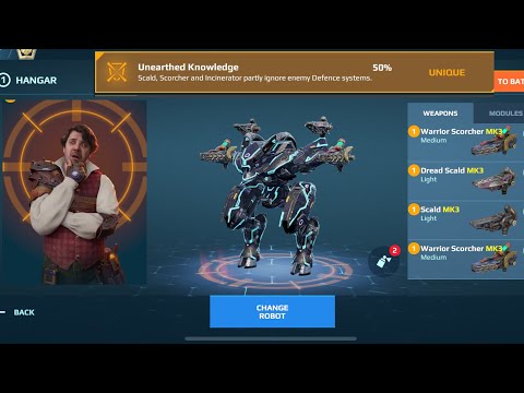 Ochokochi Scald Scorcher Ignoring 50% Defense Point | War Robots Gameplay