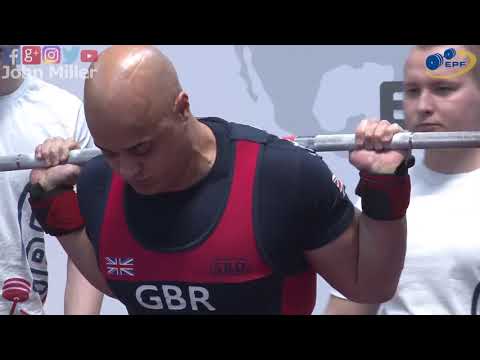 Ashley Liston  - 3rd Place 790kg Total - 93kg Class 2019 EPF Classic Open