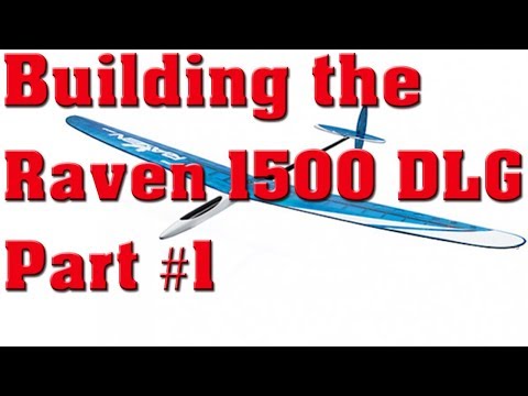 HobbyKing Raven 1500 DLG - Build Pt1 - Intro and Tail Feathers