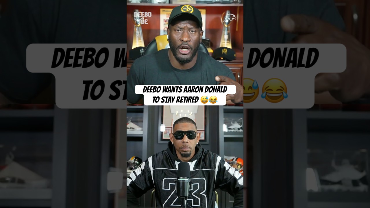 #AaronDonald hinting at coming out of retirement has Deebo feeling a type of way 😂 #DeeboAndJoe