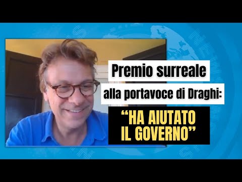 Premio surreale alla portavoce di Draghi: “Ha aiutato il governo” - Zuppa 2 lug 2022