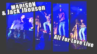 Madison Beer and Jack Johnson All For Love Live