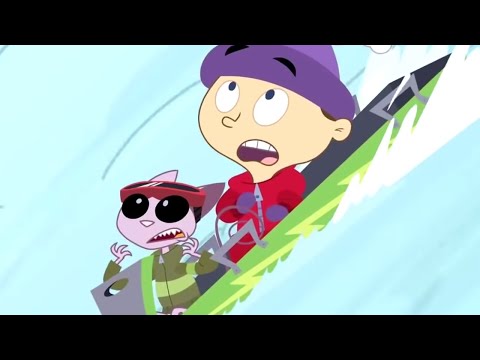 En el perro confiamos + Carrera en la nieve 🐈 Kid Vs. Kat 🐈 Niño Vs. Gato - WildBrain