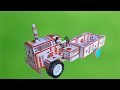 How To Make Tractor With Trolley With Matchbox Diy Matchbox Tractor