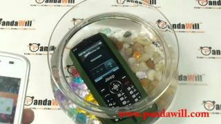 F9 Water Proof & Dust Proof IP67 Cell Phone FM MP3 Camera GSM 900 1800 Army Green