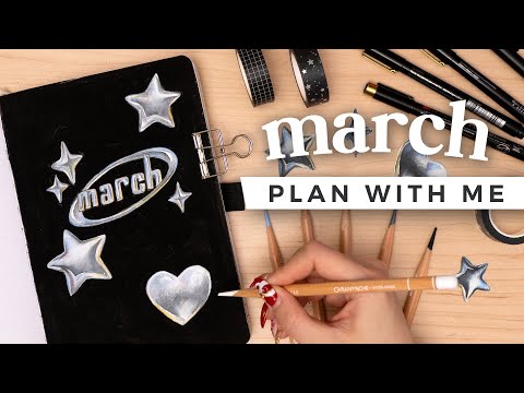 PLAN WITH ME | March 2024 Bullet Journal Setup!
