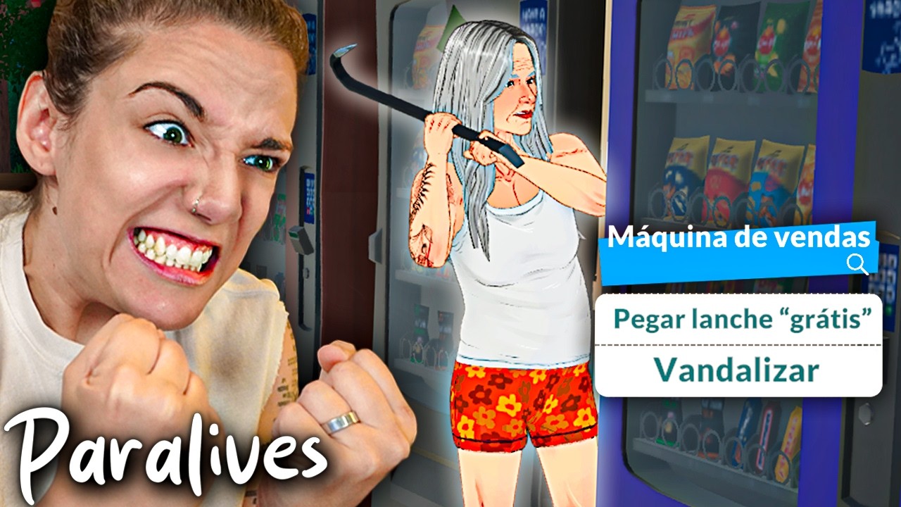 hora de praticar atividades ilegais no Paralives!