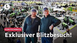 Exklusiver Blitzbesuch: Landwirte vorab auf der Agritechnica 2025 | WDR Lokalzeit LandSchafft