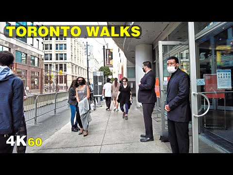 Toronto Entertainment District Walk Around the Film Festival (Sept 2021)