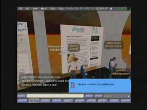 A video report on IBM's virtual block party in Second Life