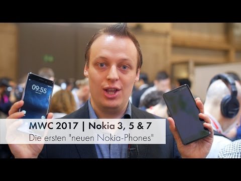 Nokia 3, Nokia 5 und Nokia 6 im Hands-On Test | MWC 2017 [Deutsch]