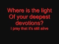 Within Temptation - Where Is The Edge (Lyrics)