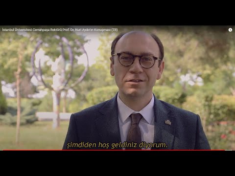 İstanbul Üniversitesi-Cerrahpaşa Rektörü Prof. Dr. Nuri Aydın'ın Konuşması