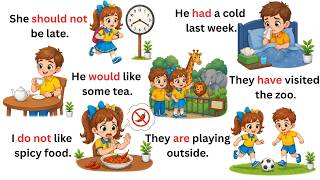 Helping Verbs Sentences in English | Easy English Speaking Practice | Basic English Grammar