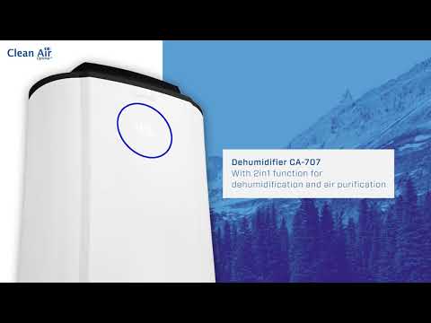 Clean Air Optima CA-707 Oro sausintuvas ir oro valytuvas video