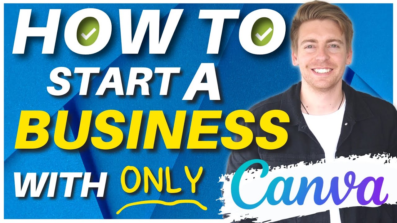 "Start a Business with Canva in 7 Steps | Launch a Business with Only Canva!"
