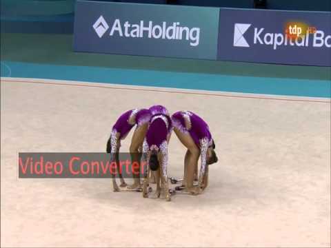 2014 Rhythmic Gymnastics European Championships. Groups AA. Azerbaijan. Clubs. 17.350