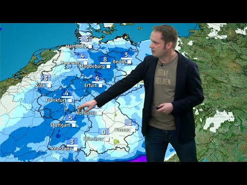 Weiße Überraschung im neuen Jahr - Schnee bis nach Berlin