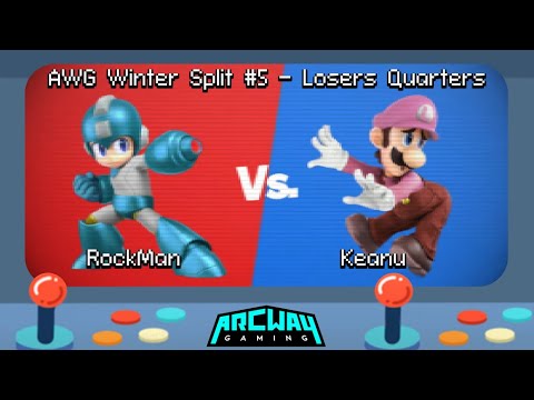 AWG Winter Split #5 Losers Quarters - RockMan (MegaMan, Jigglypuff) vs Keanu (Luigi) - SSBU