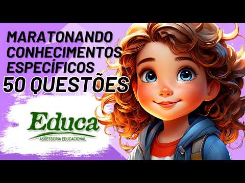 MARATONANDO A BANCA EDUCA-PB COM 50 QUESTÕES #concursospúblicos