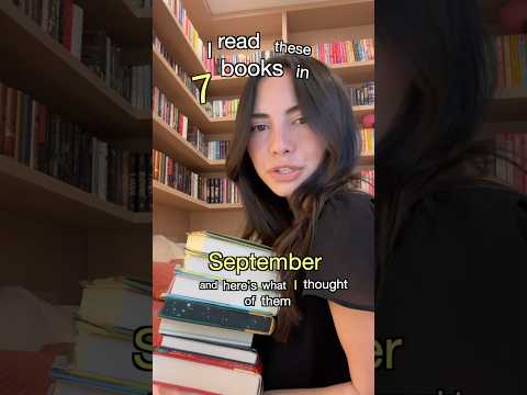 the 7 books I read in September