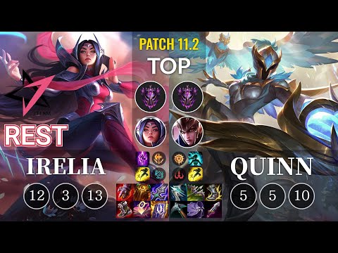 JT Rest Irelia vs Quinn Top - KR Patch 11.2