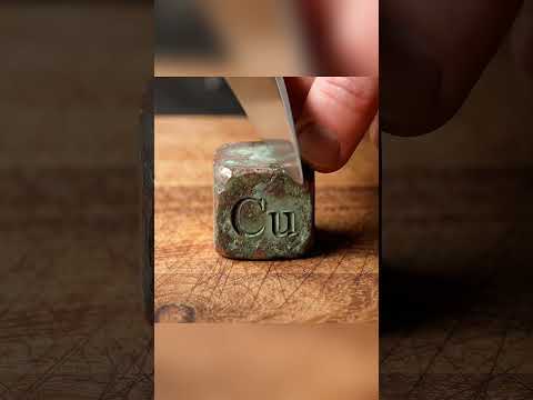 Cutting Periodic Table Elements 🔥 | #ASMR Science #shorts