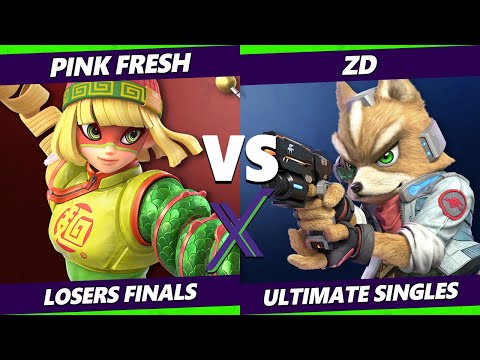 S@X 424 Losers Finals - Pink Fresh (Min Min) Vs. ZD (Fox) SSBU Smash Ultimate