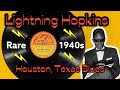 Rare Lightning Hopkins Houston, Texas Gold Star Vinyl Record 1943 "No Mail Blues"