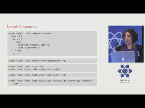 Shallow Rendering All The Way Down by Nicole Rauch at react-europe 2016