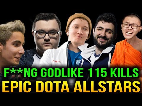 EPIC GAME DOTA ALL STARS 113 Kills in 50 Minutes Dota 2 7.07c